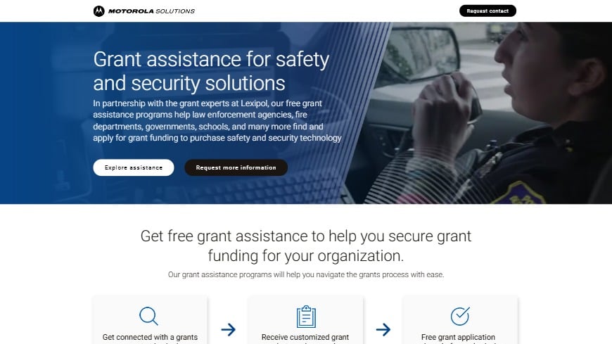 Grant Assistance Programs - Motorola Solutions Free Grant Assistance ...