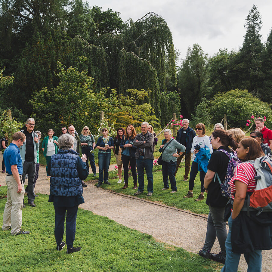 National Trust council members during a visit to County Fermanagh, Northern Ireland