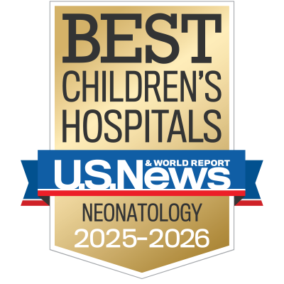 Best Children's Hospitals U.S. News & World Report Neonatology 2025-2026
