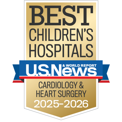 Best Children's Hospitals U.S. News & World Report Cardiology & Heart Surgery 2025-2026