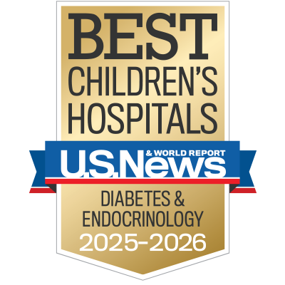 Best Children's Hospitals U.S. News & World Report Diabetes & Endocrinology 2025-2026