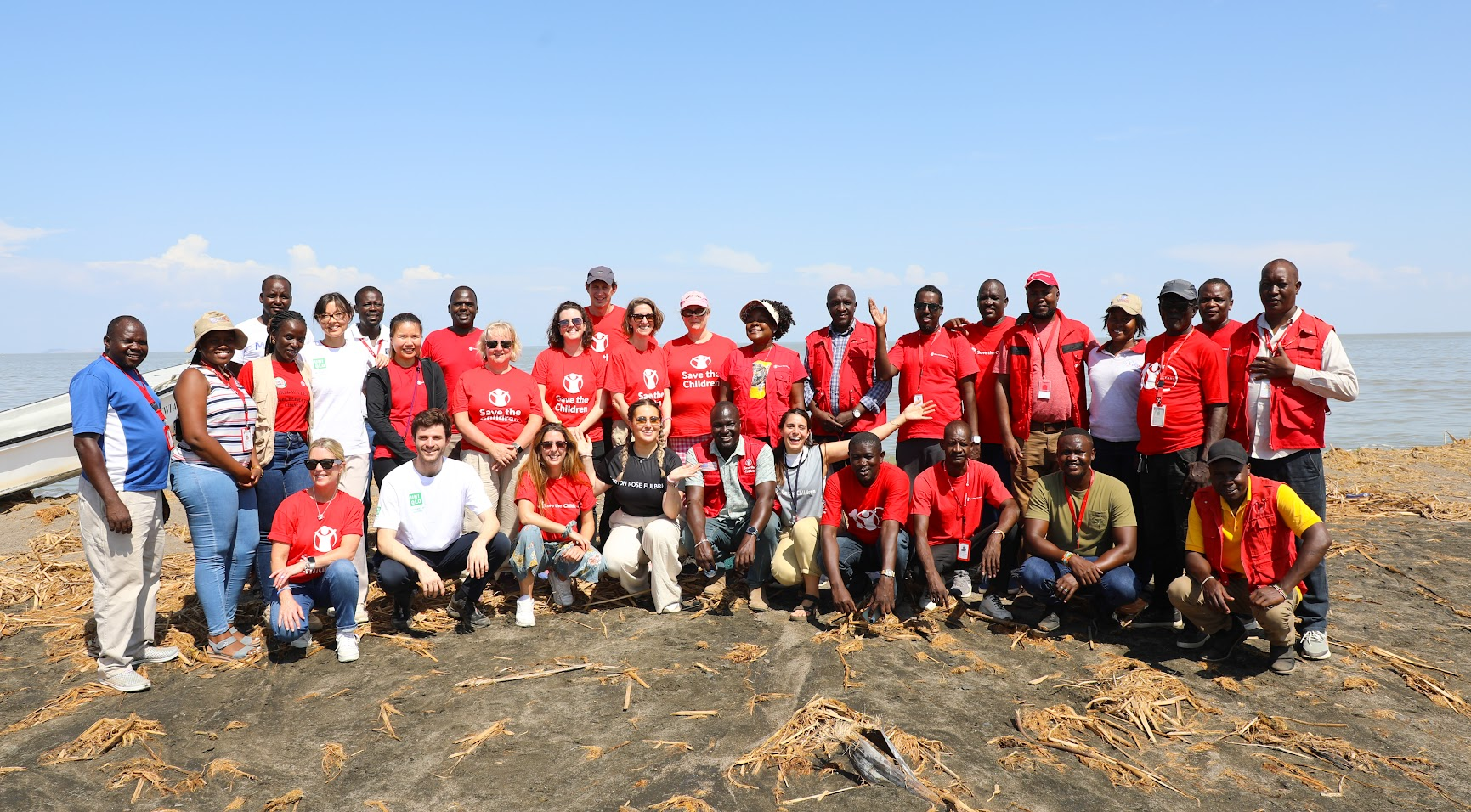 Group of young business people in smart casual wear working together in creative office