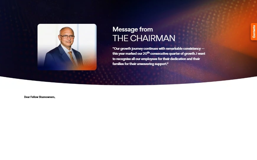 Message from the Chairman Message From the Chairman: Anand Deshpande ...