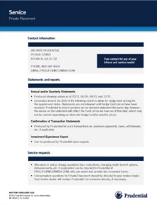 Discover Prudential's Private Placement Products - PPVA Operational