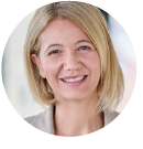 portrait photo of female executive.