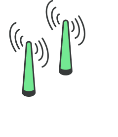 illustration of a smartphone with graphs coming out of it