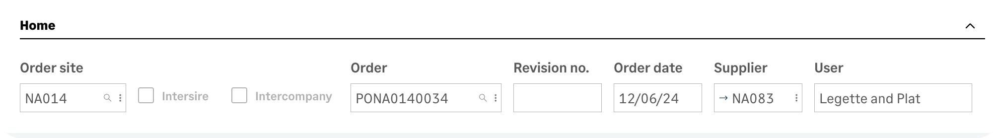 Easily review and update purchase orders created from the Buyer's Workbench.