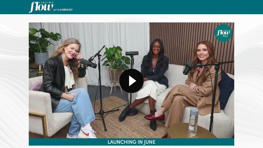 FINDING FLOW podcast landing live May 8