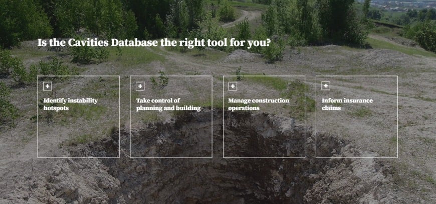 UK Cavity Database 2023 natural, cavity, cavities, ground, engineering ...