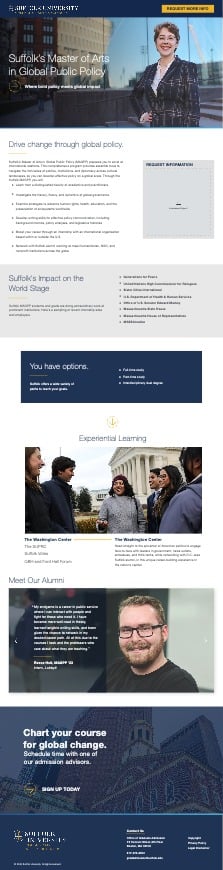 Master of Arts in Global Public Policy | Suffolk University