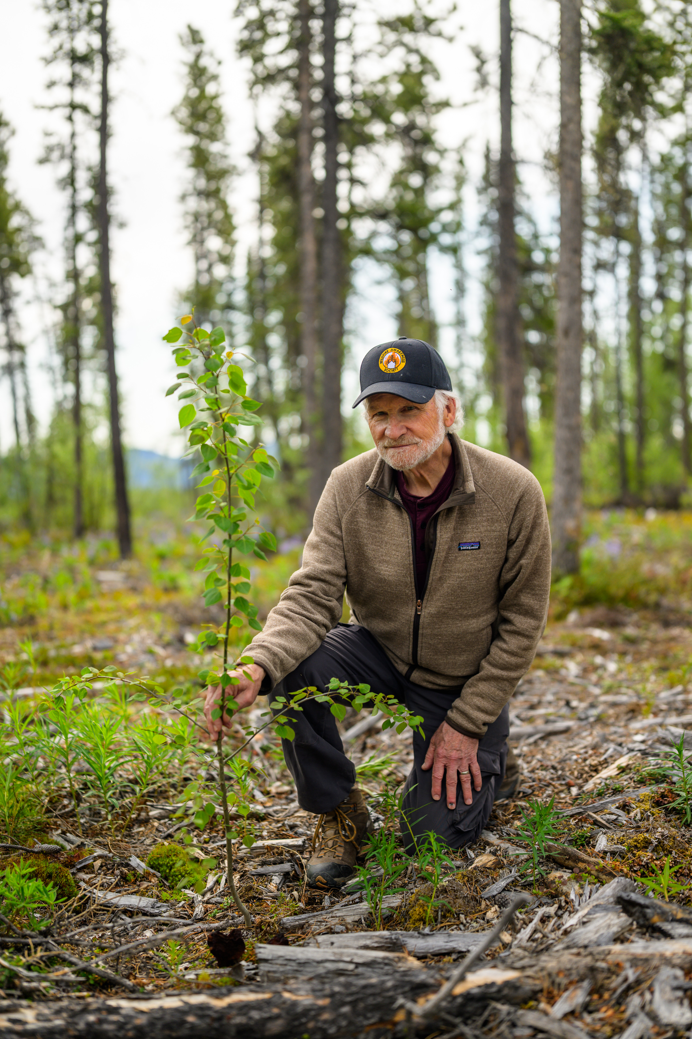 Portrait of Stuart Clark and Whitehorse nature