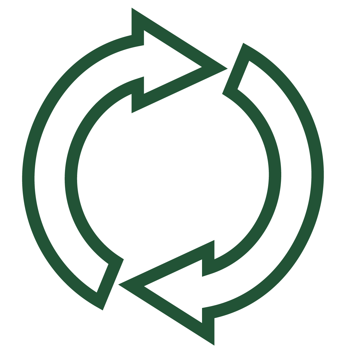 circular arrows icon