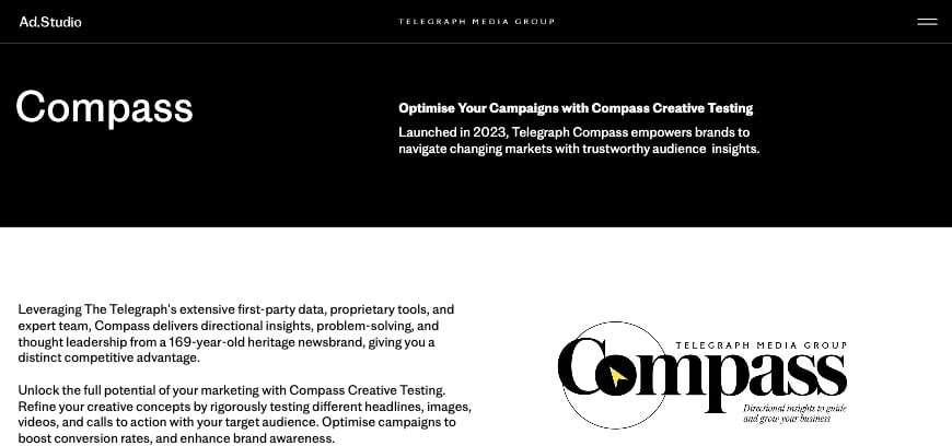 Ad Studio | Insights | Compass