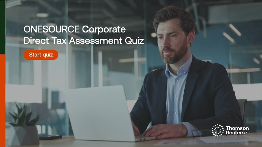 Quiz | ONESOURCE Corporate Direct Tax