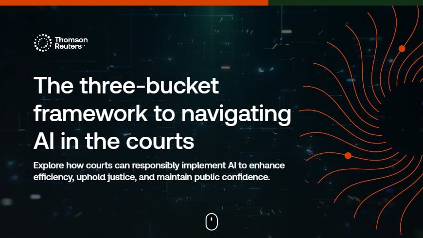 Infographic | The three-bucket framework to navigating AI in the courts