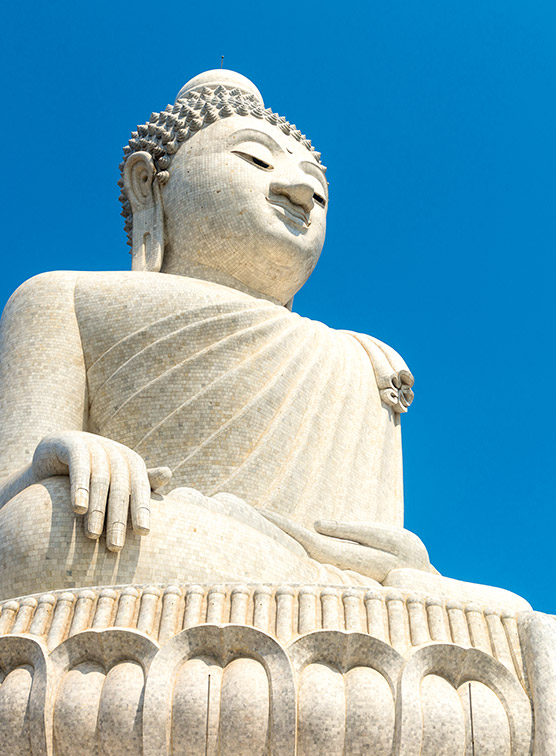 The Great Buddha of Phuket statue.