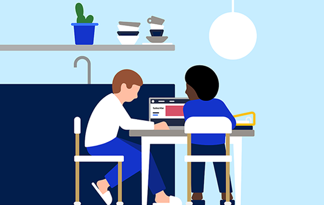 Business planning illustration