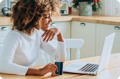 millenial on the go using phone