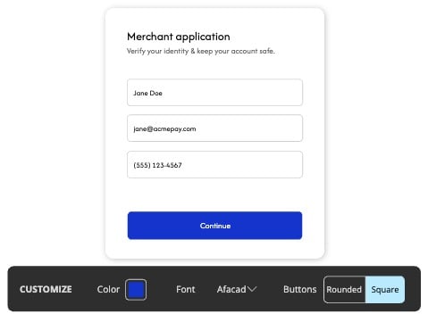 MerchantApplication-InteractiveWidget