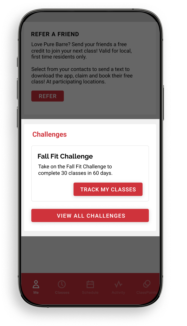 Image of App screen Join The Fall Fit Challenge 